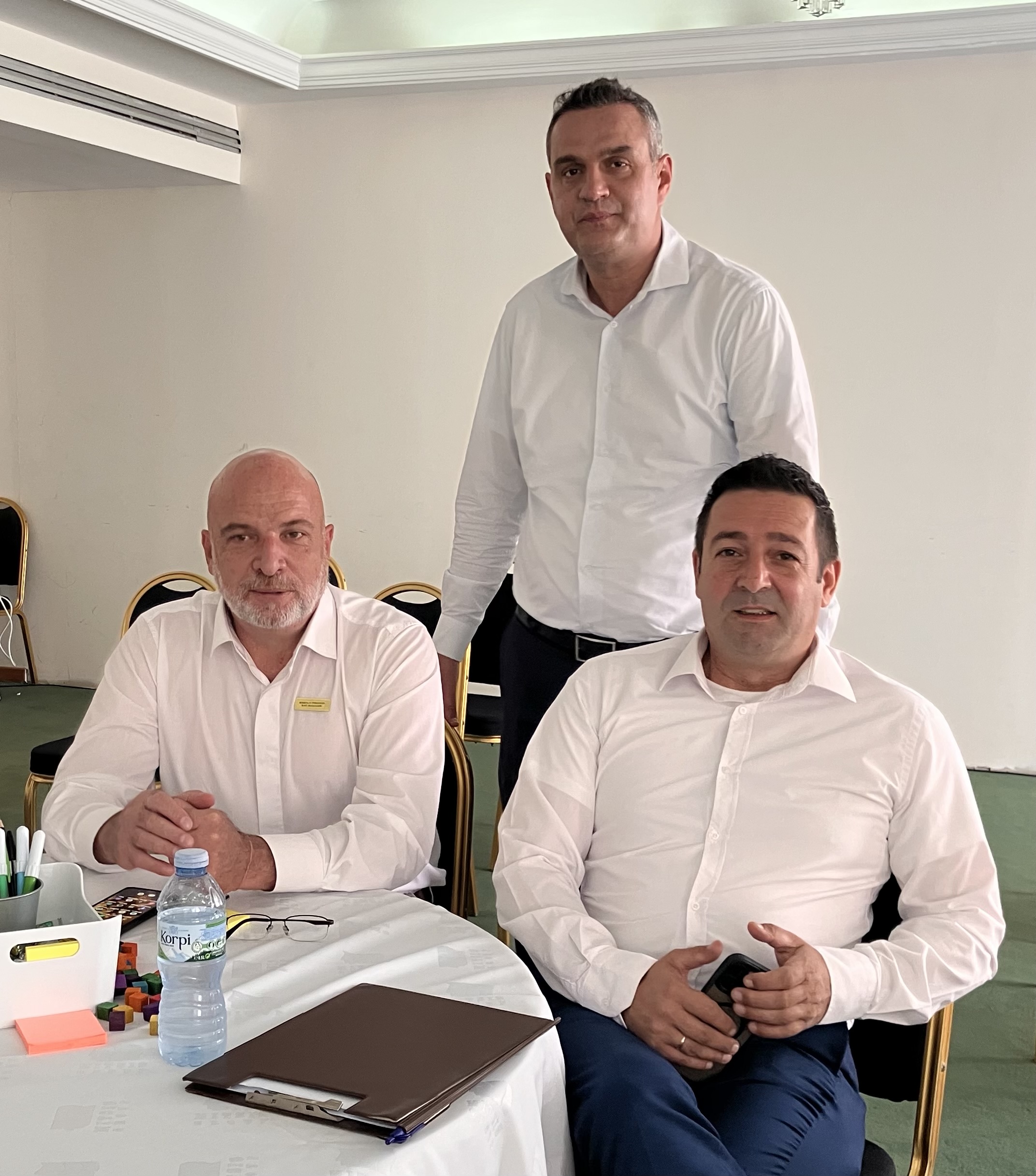Leadership team participating in the Rodos Maris workshop